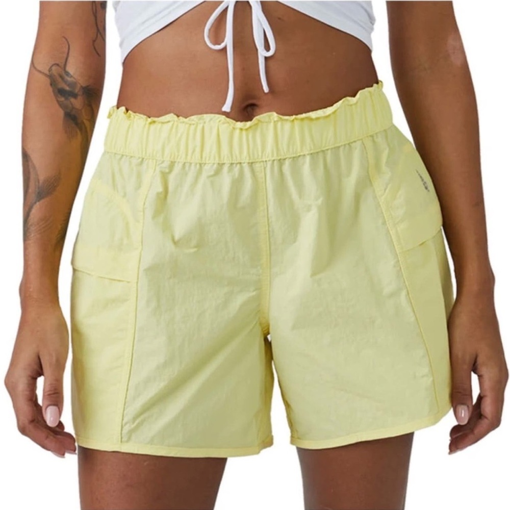 FREE People FP Movement In The Wild Short Yellow SZ S New With Tags